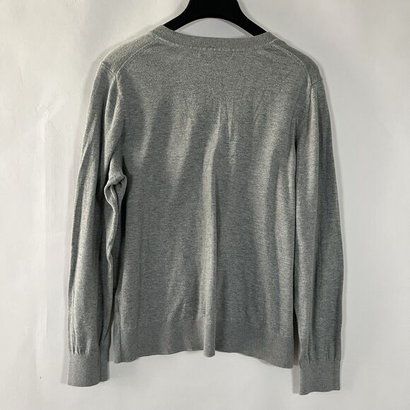 Quince Sweater Organic Cotton Cashmere Viscose Blend XL Preppy Minimal Classic - Picture 5 of 7